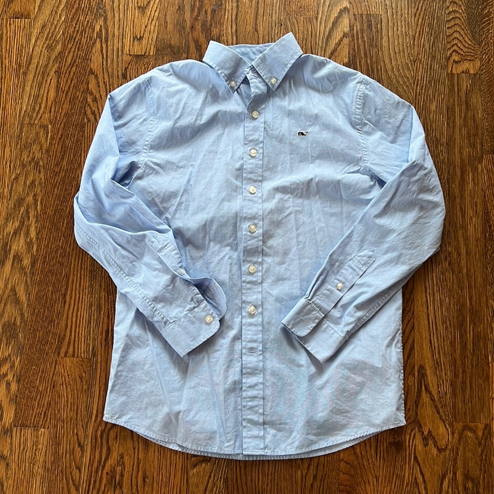 Vineyard Vines Boys Whale Shirt L 16